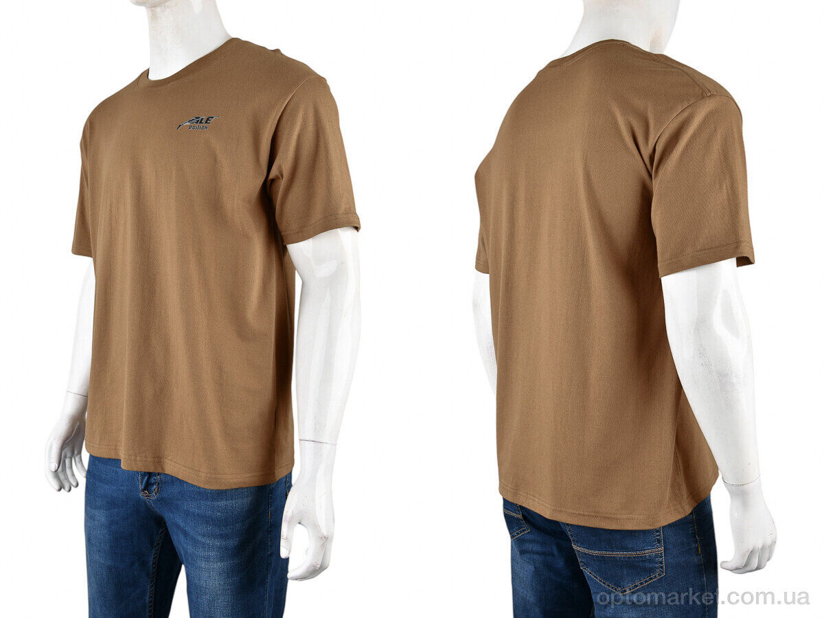 Купить Футболка чоловічі 4072-M03-4 brown Ale Edition коричневий, фото 3
