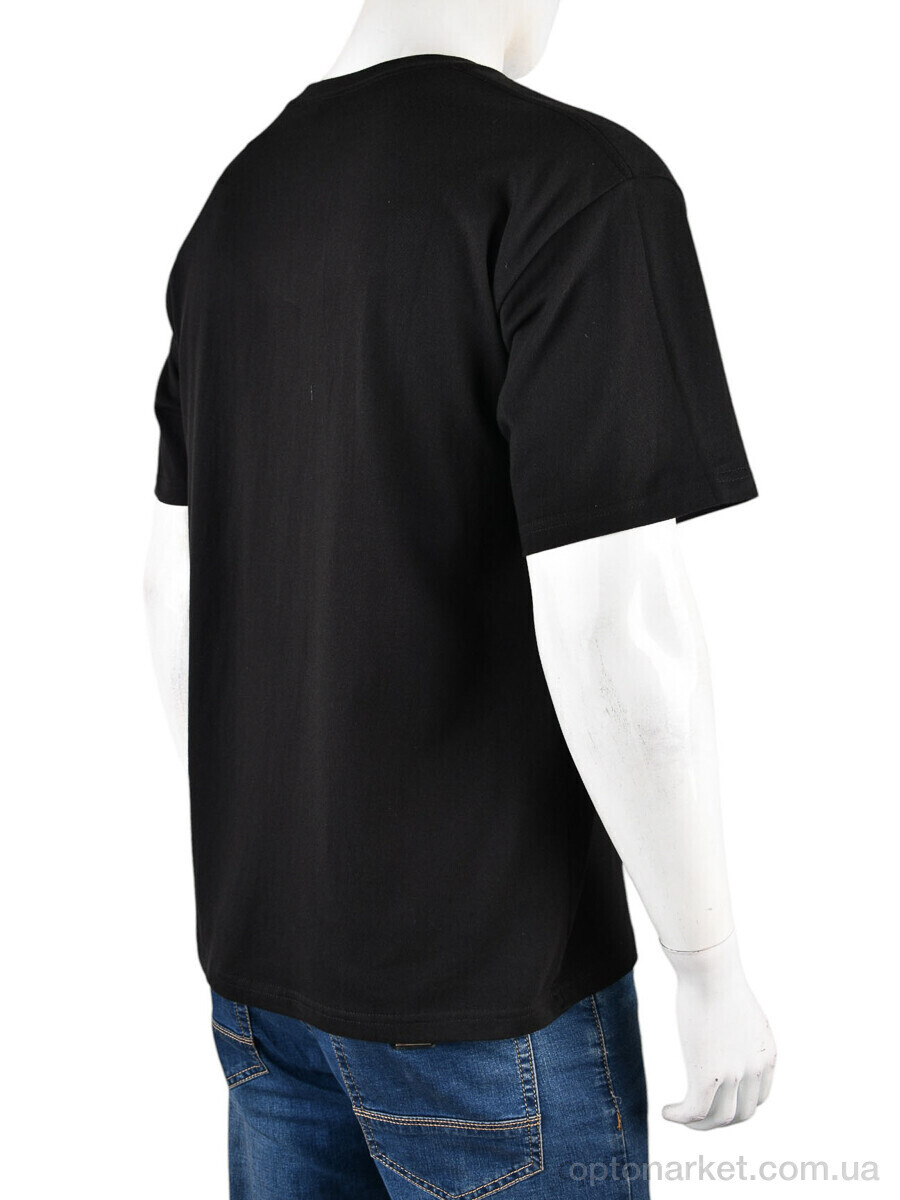 Купить Футболка чоловічі 4072-M04-1 black Ale Edition чорний, фото 2