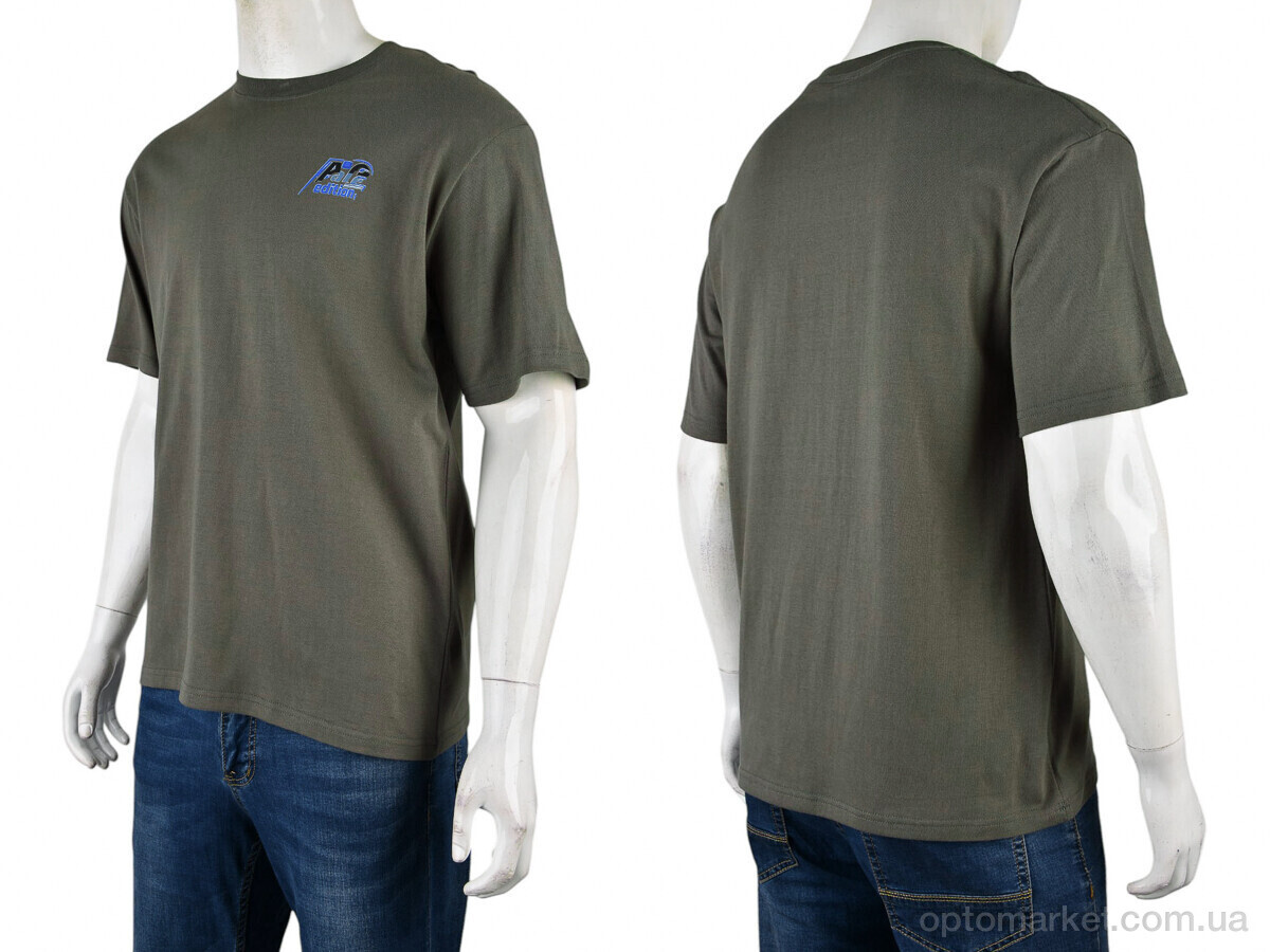 Купить Футболка чоловічі 4072-M04-4 khaki Ale Edition хакі, фото 3