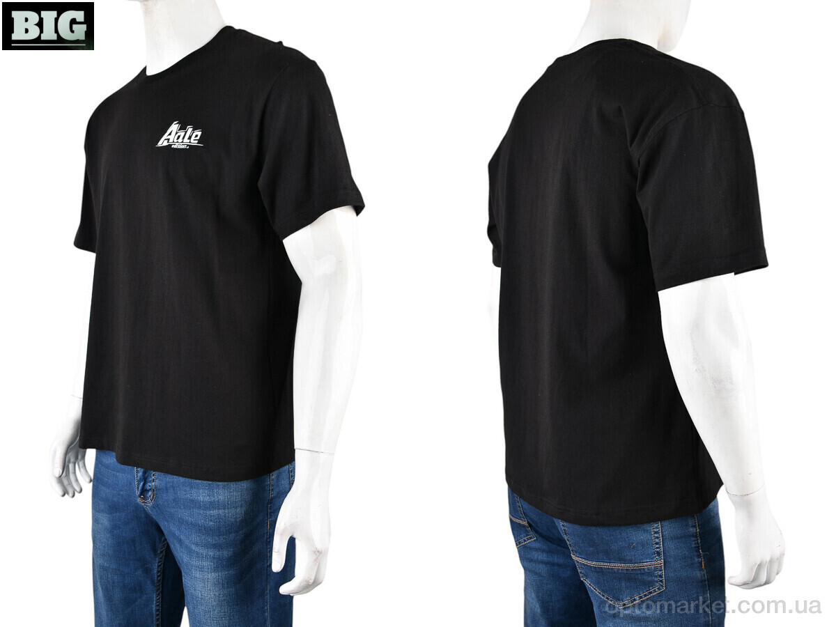 Купить Футболка чоловічі 4072-M07-1 black Ale Edition чорний, фото 3