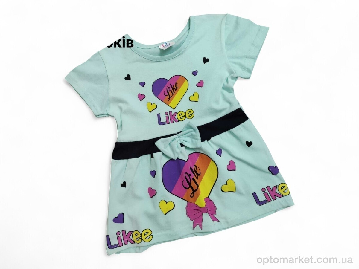 Купить Сукня дитячі 4072 св.бірюзовий Like Can Kids блакитний, фото 1