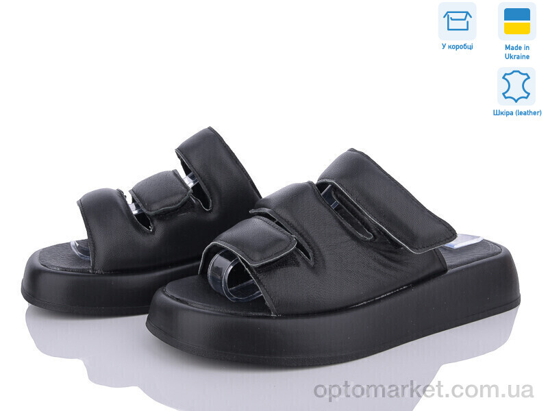 Купить Шльопанці жіночі 4074-59 чорний A.N.I.One чорний, фото 1