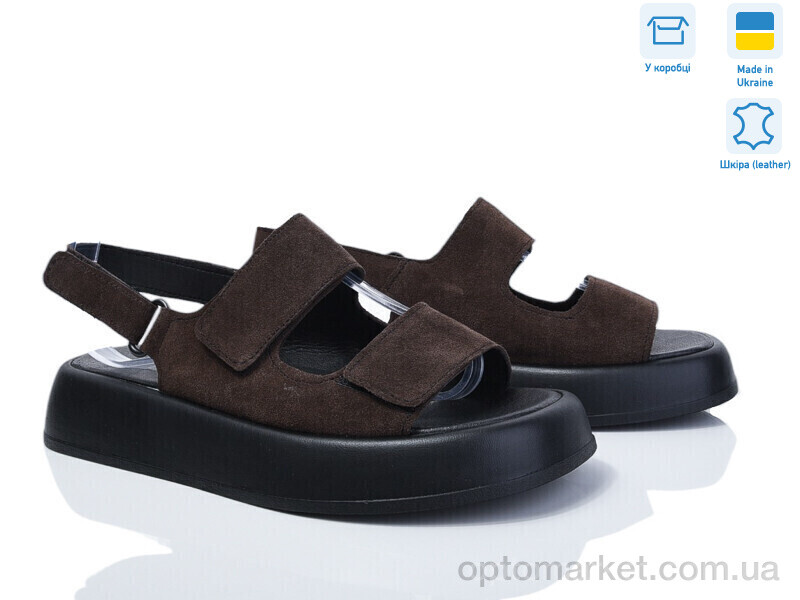 Купить Босоніжки жіночі 4077-59 кор.з. IT Style коричневий, фото 1