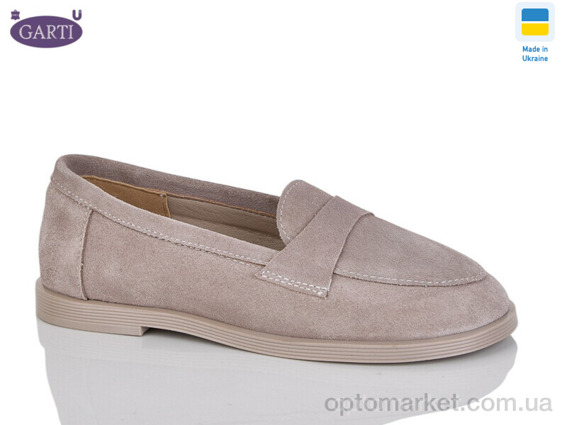 Купить Туфлі жіночі 408 беж замш Garti бежевий, фото 1