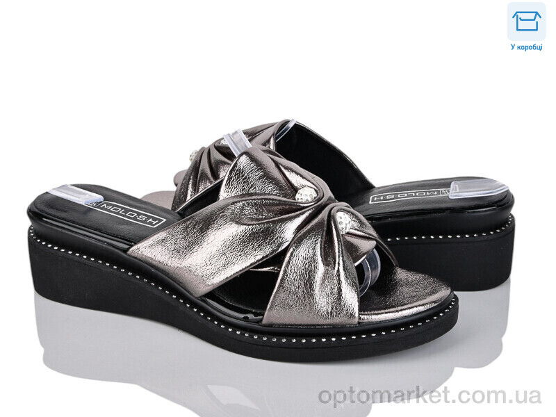 Купить Шльопанці жіночі 4083-1601L-1 Molo бронзовий, фото 1