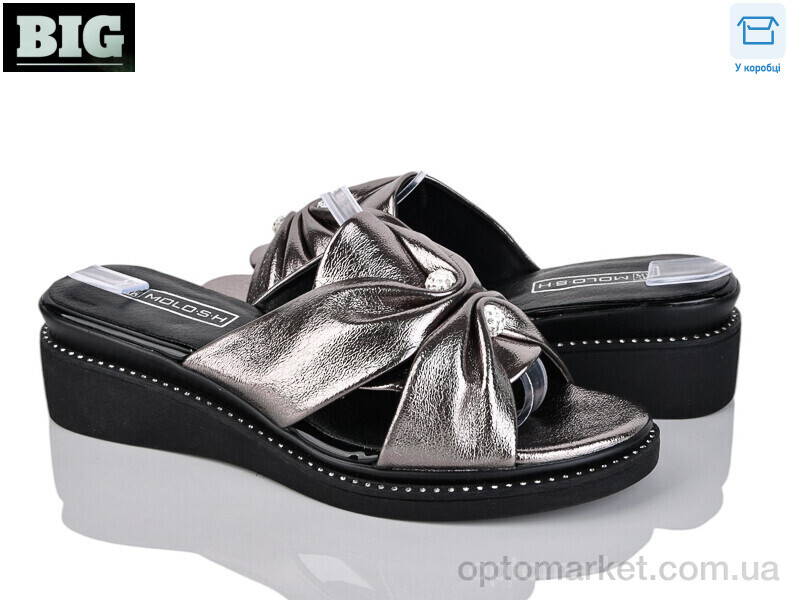 Купить Шльопанці жіночі 4083-1601L-1 Molo бронзовий, фото 1
