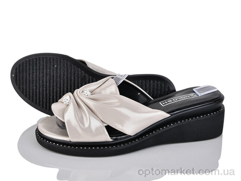 Купить Шльопанці жіночі 4083-1601L-3 Molo бежевий, фото 1