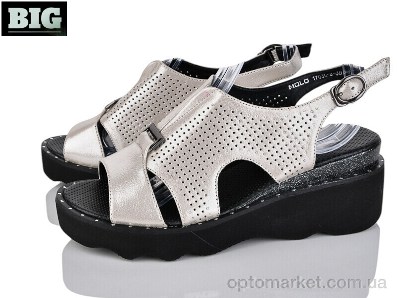 Купить Босоніжки жіночі 4084-1703L-3 Molo бежевий, фото 1