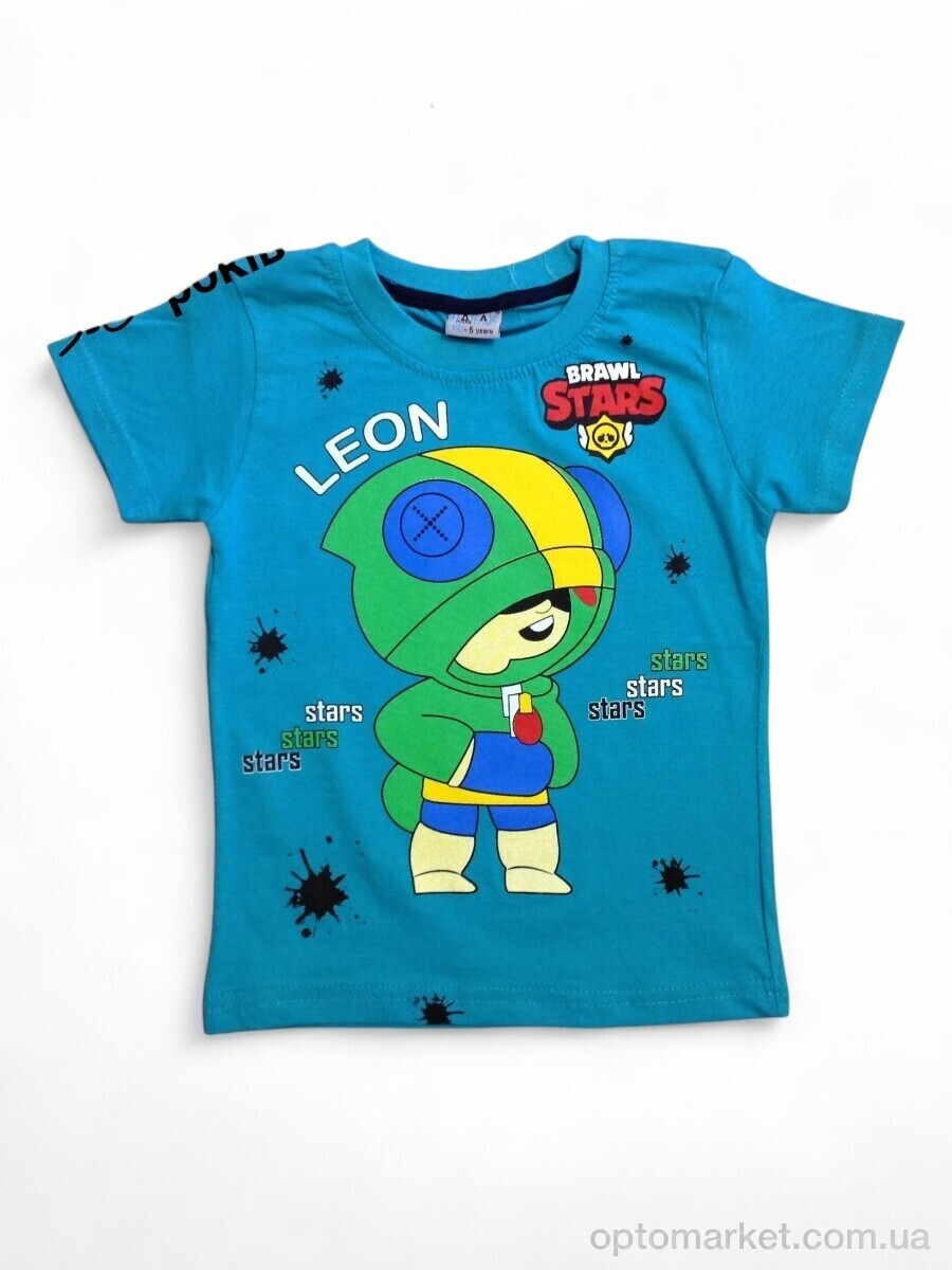 Купить Футболка дитячі 4084 Leon бірюзовий Basak Kids блакитний, фото 1