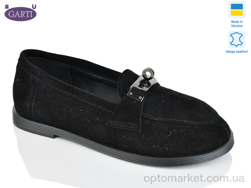 Купить Туфлі жіночі 409 чорний замш old Garti чорний, фото 1