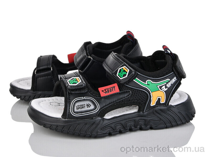 Купить Сандалі дитячі 4095-40041-6 Y.Top чорний, фото 1