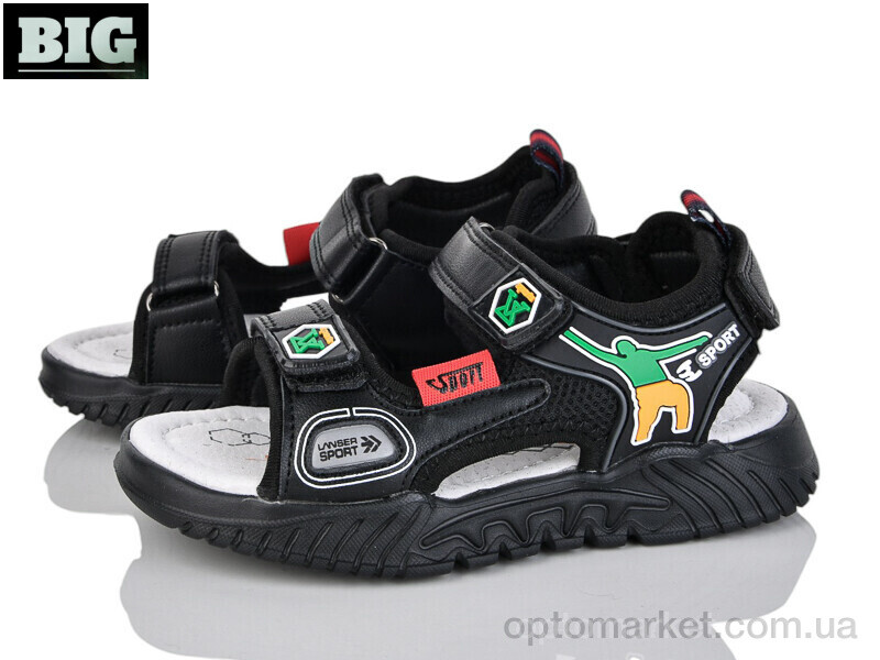 Купить Сандалі дитячі 4095-40041-6 Y.Top чорний, фото 1