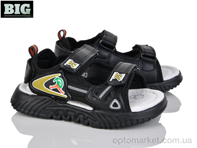 Купить Сандалі дитячі 4095-40043-6 Y.Top чорний, фото 1