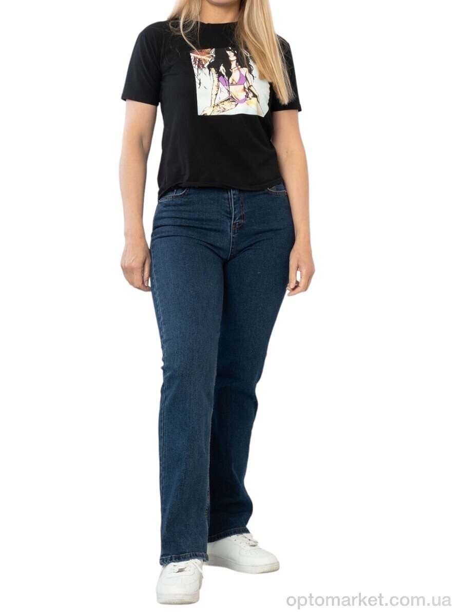 Купить Джинси жіночі 410-023 Real London синій, фото 2