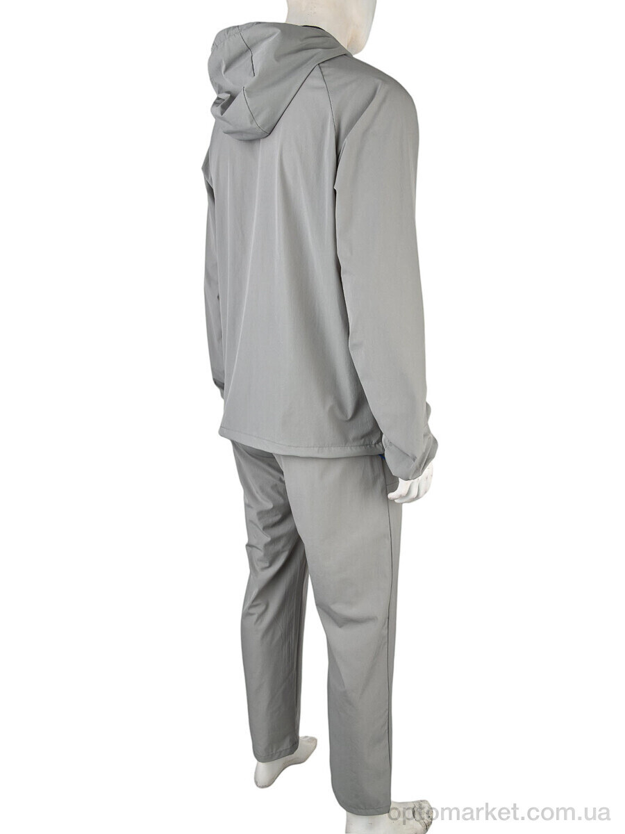 Купить Спортивний костюм чоловічі 4101-A53-2 grey Ale Edition сірий, фото 2
