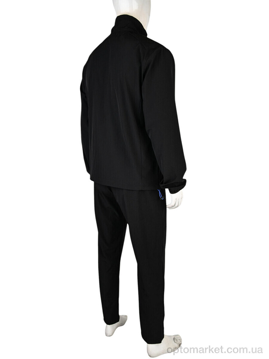 Купить Спортивний костюм чоловічі 4101-A56-1 black Ale Edition чорний, фото 2