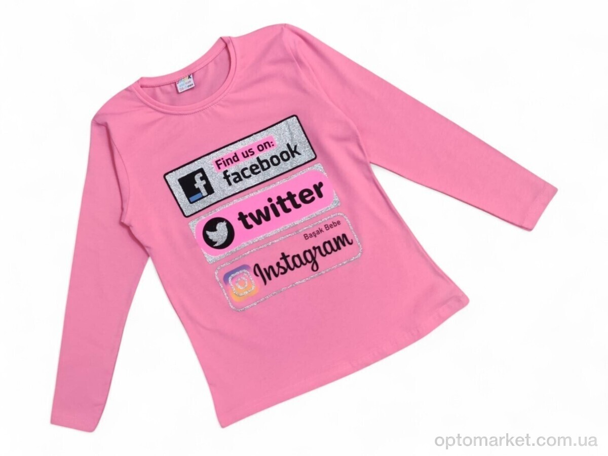 Купить Батник дитячі 4105 кораловий twitter BasakKids рожевий, фото 1