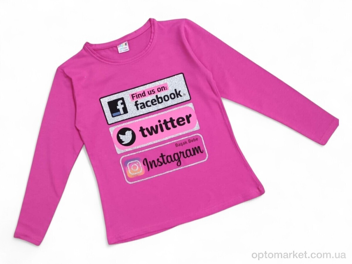 Купить Батник дитячі 4105 малиновий twitter BasakKids рожевий, фото 1