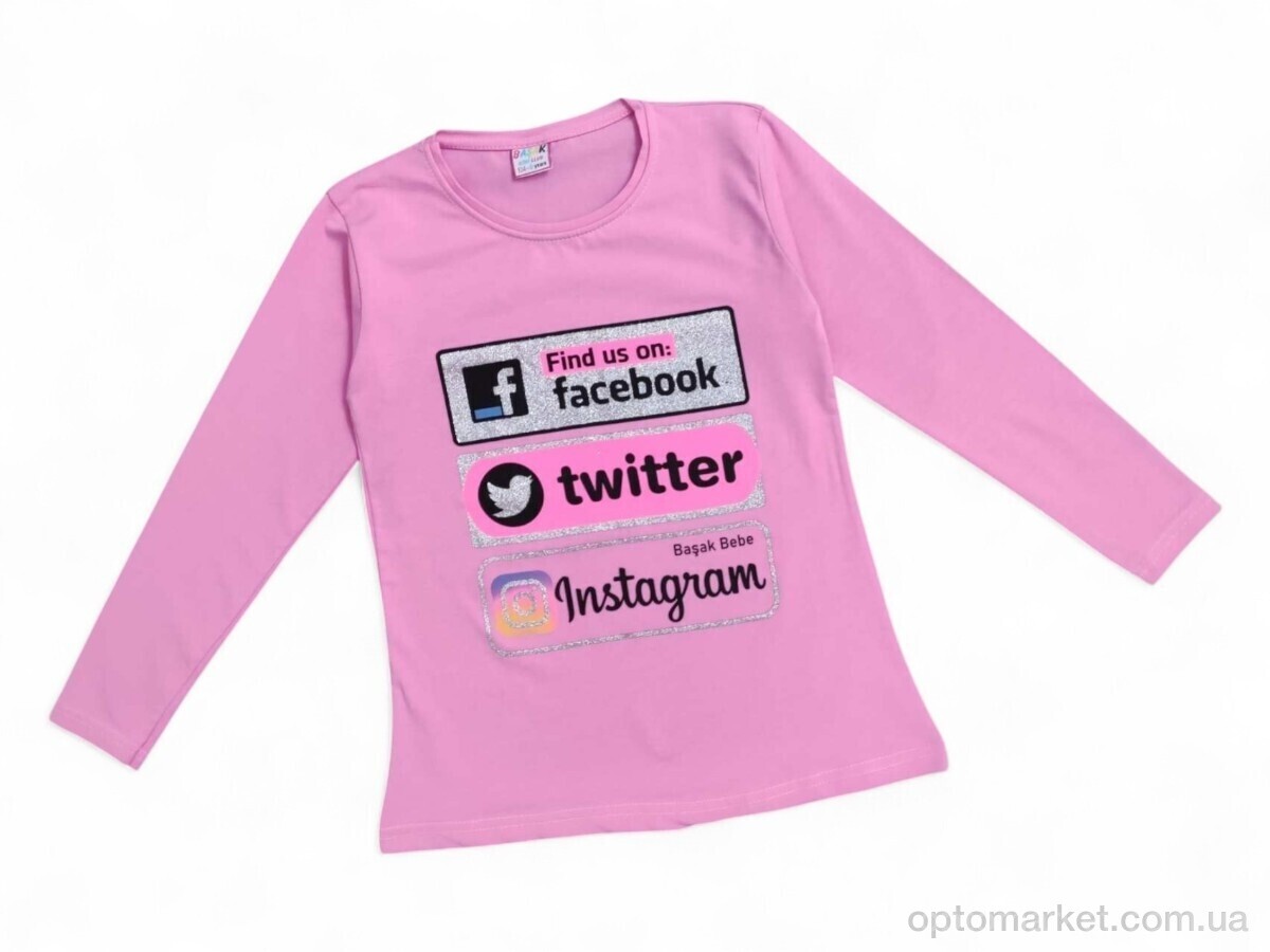 Купить Батник дитячі 4105 рожевий twitter BasakKids рожевий, фото 1