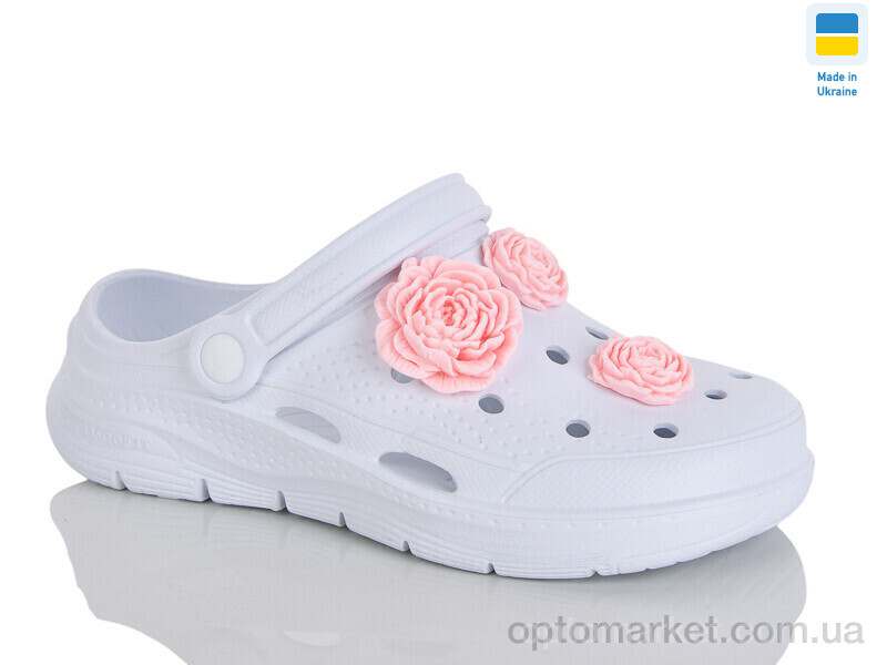 Купить Крокси жіночі 411 білий Dago білий, фото 1