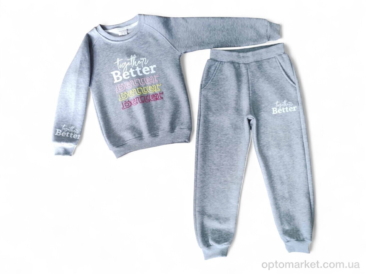 Купить Комплекти дитячі дитячі 4116 св.сірий реглан-штани Roya Kids сірий, фото 1