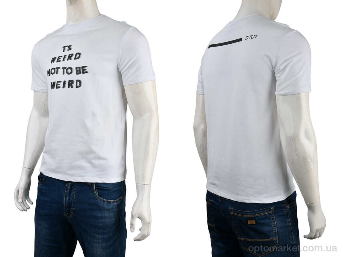 Купить Футболка чоловічі 4117-NT48-12-2 white Nana білий, фото 3