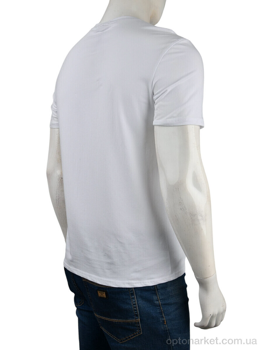 Купить Футболка чоловічі 4117-NT48-13-2 white Nana білий, фото 2