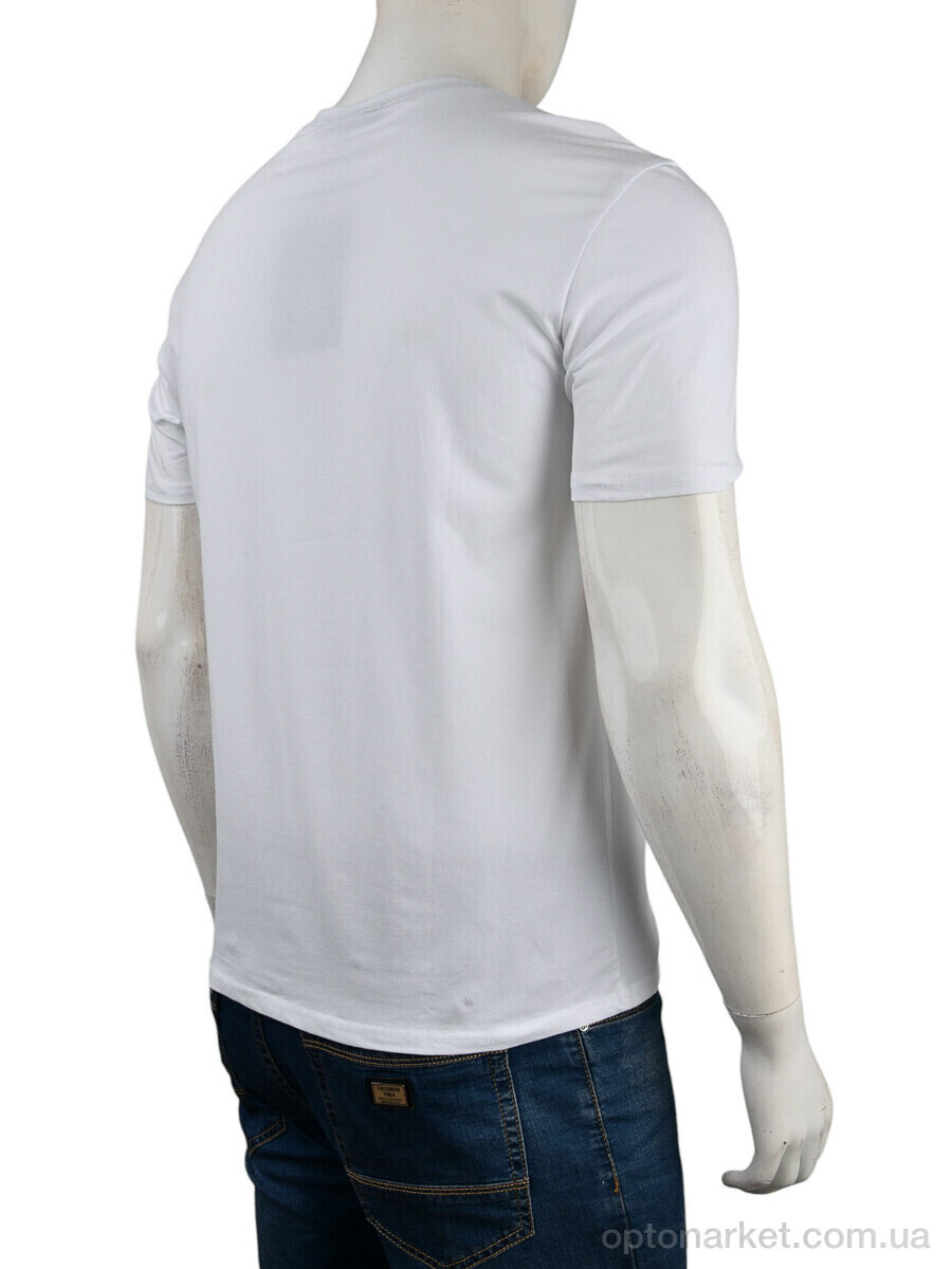 Купить Футболка чоловічі 4117-NT48-14-2 white Nana білий, фото 2