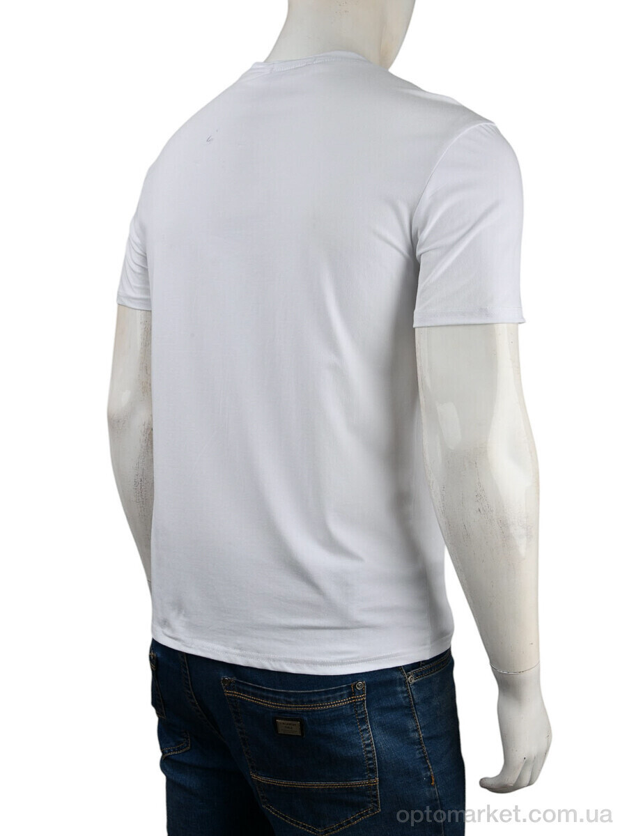 Купить Футболка чоловічі 4117-NT48-15-2 white Nana білий, фото 2