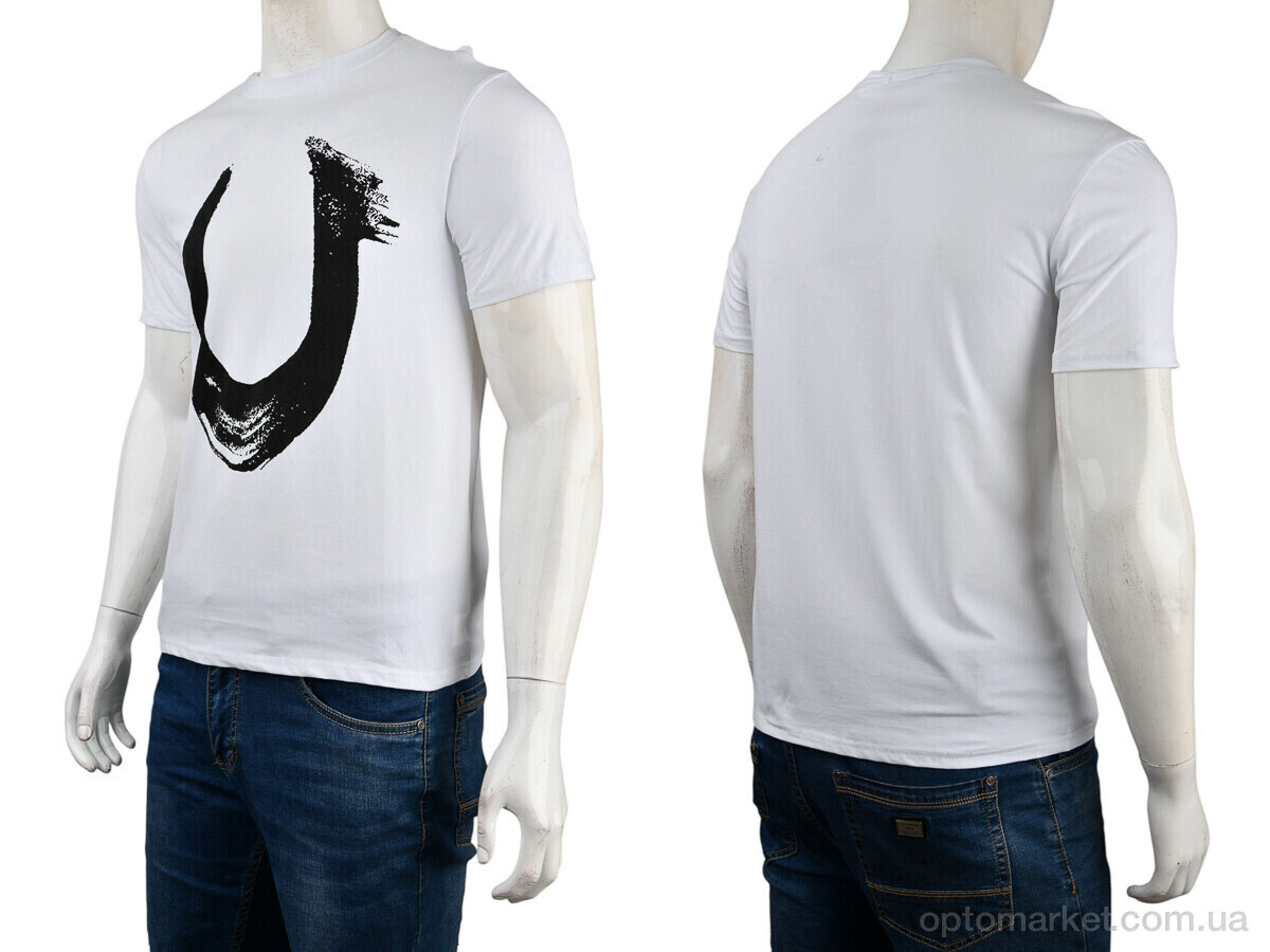 Купить Футболка чоловічі 4117-NT48-15-2 white Nana білий, фото 3