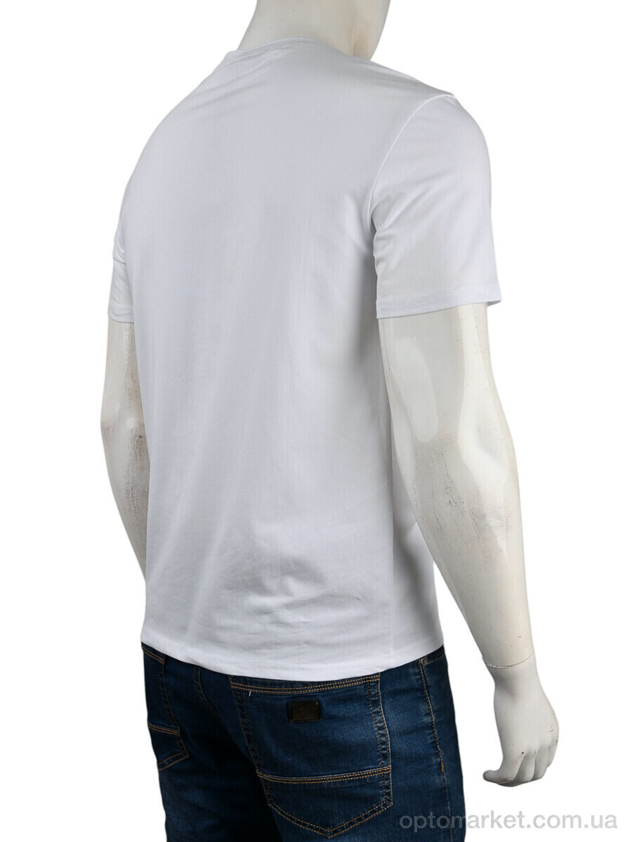 Купить Футболка чоловічі 4117-NT48-19-2 white Nana білий, фото 2