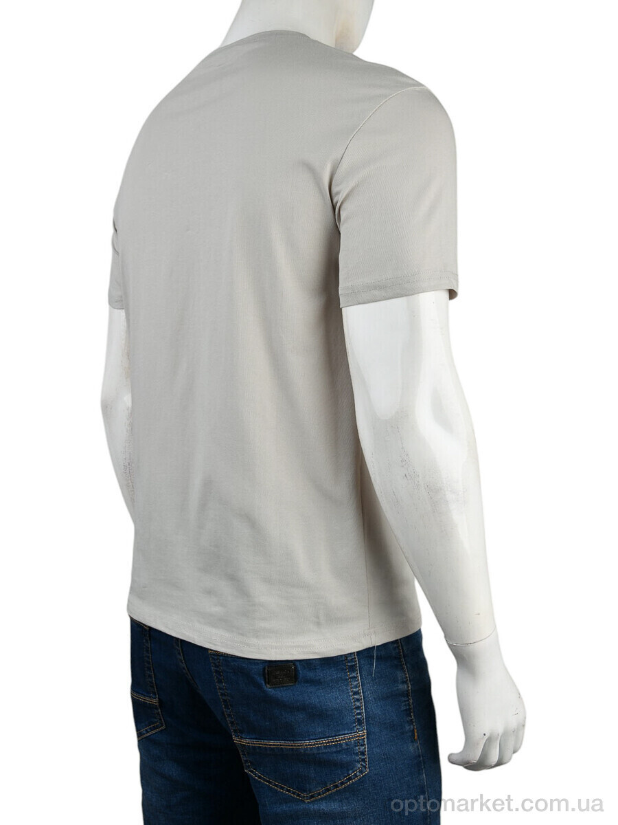 Купить Футболка чоловічі 4117-NT48-19-3 grey Nana сірий, фото 2