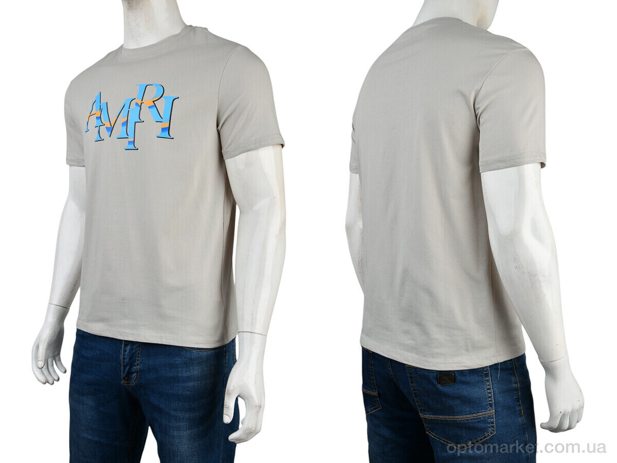 Купить Футболка чоловічі 4117-NT48-19-3 grey Nana сірий, фото 3