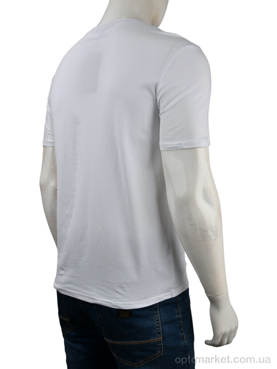 Купить Футболка чоловічі 4117-NT48-21-2 white Nana білий, фото 2