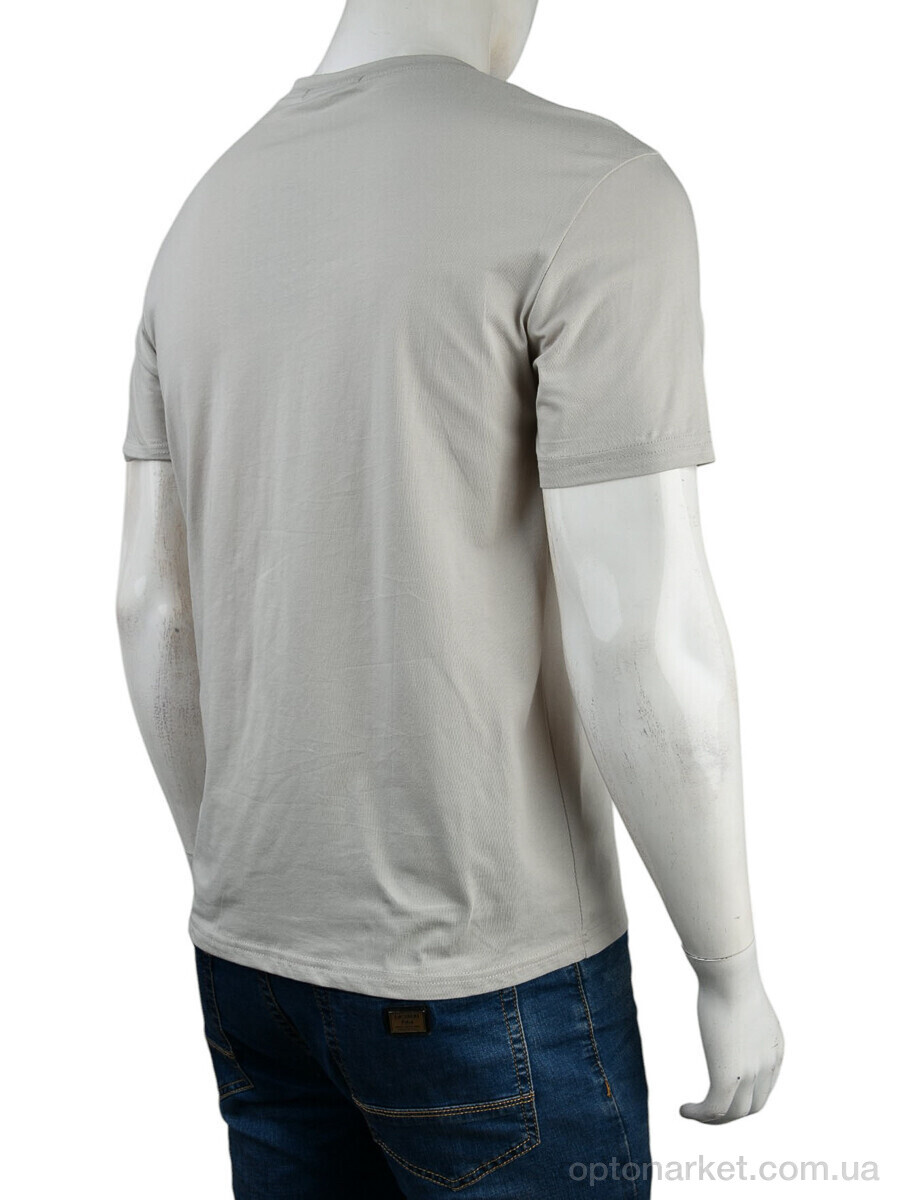 Купить Футболка чоловічі 4117-NT48-21-3 grey Nana сірий, фото 2