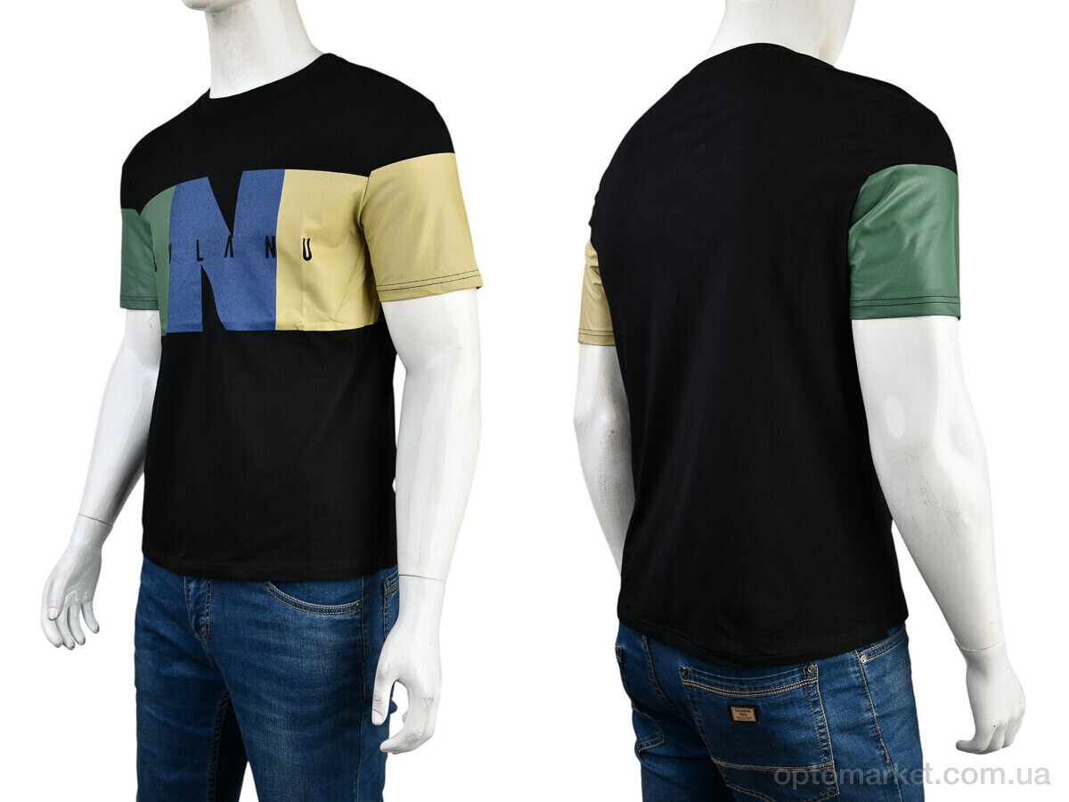 Купить Футболка чоловічі 4117-NT48-22-1 black Nana чорний, фото 3