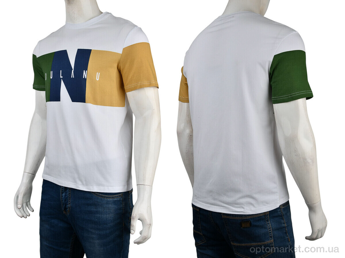 Купить Футболка чоловічі 4117-NT48-22-2 white Nana білий, фото 3