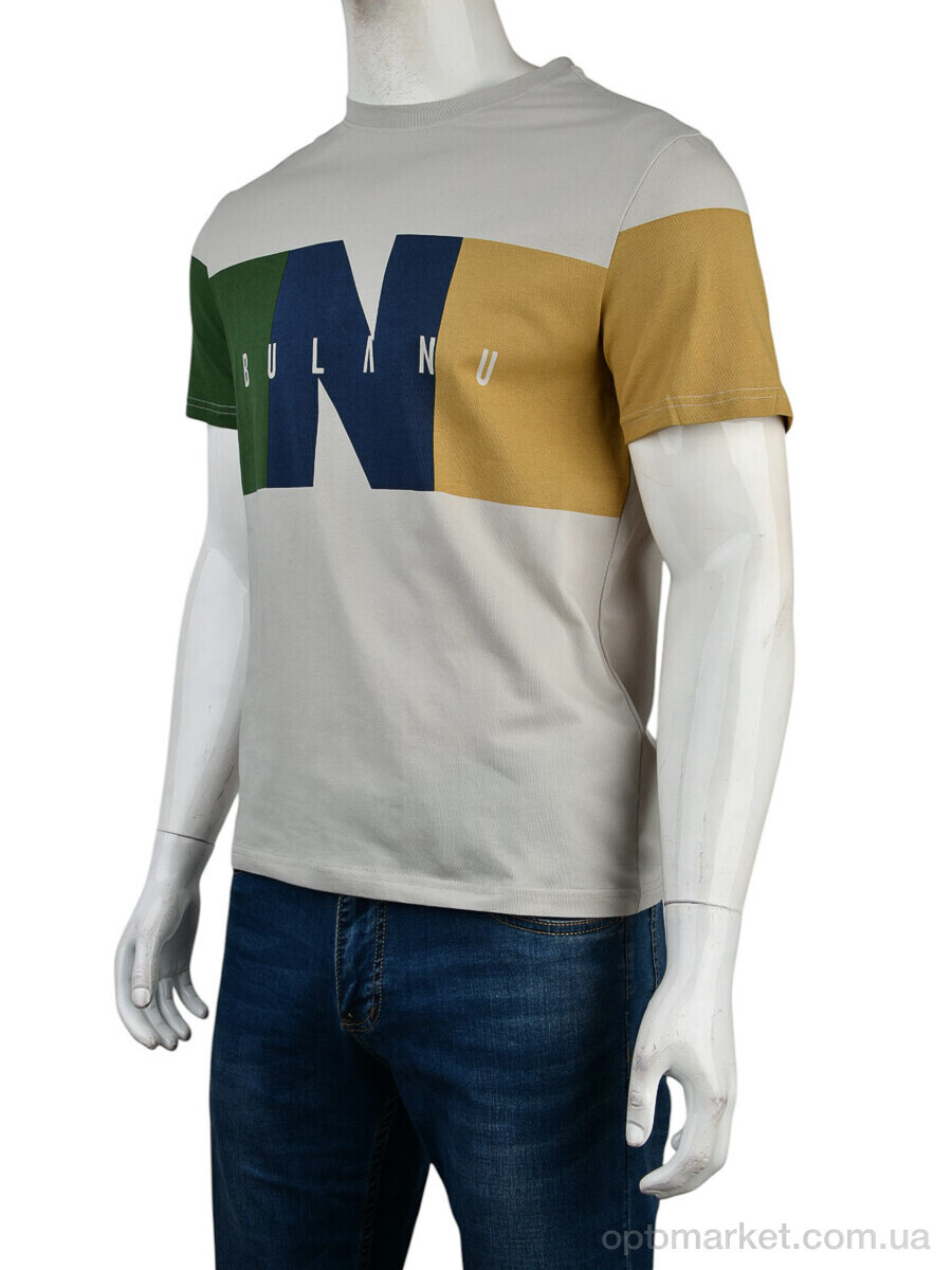 Купить Футболка чоловічі 4117-NT48-22-3 grey Nana сірий, фото 1