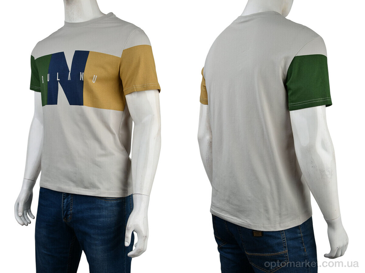 Купить Футболка чоловічі 4117-NT48-22-3 grey Nana сірий, фото 3