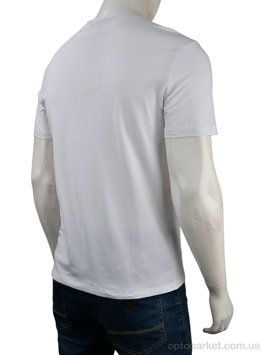 Купить Футболка чоловічі 4117-NT48-23-2 white Nana білий, фото 2