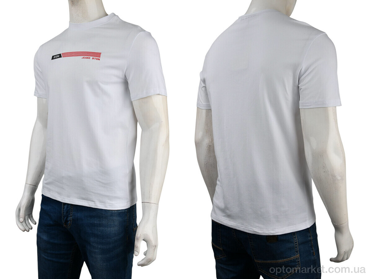 Купить Футболка чоловічі 4117-NT48-23-2 white Nana білий, фото 3