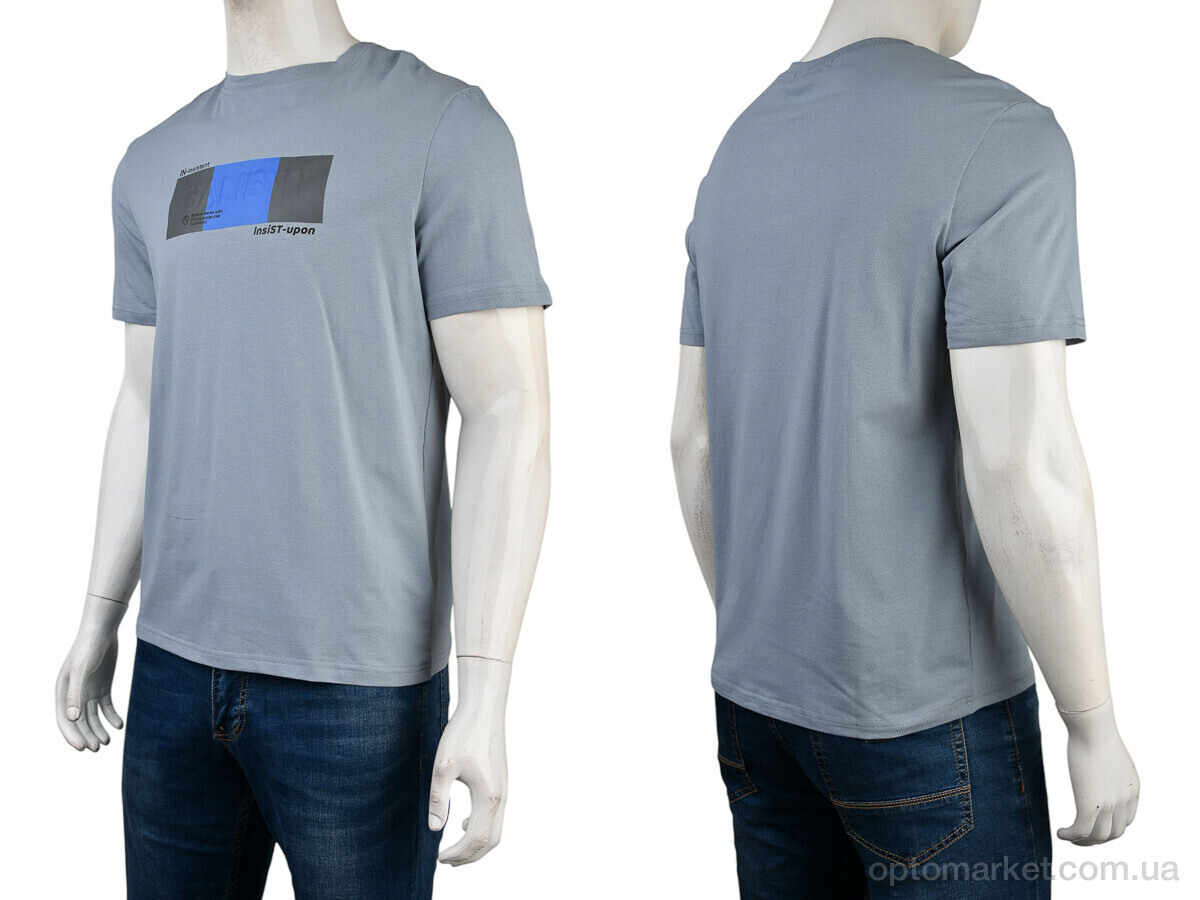 Купить Футболка чоловічі 4117-NT48-26-5 blue Nana синій, фото 3