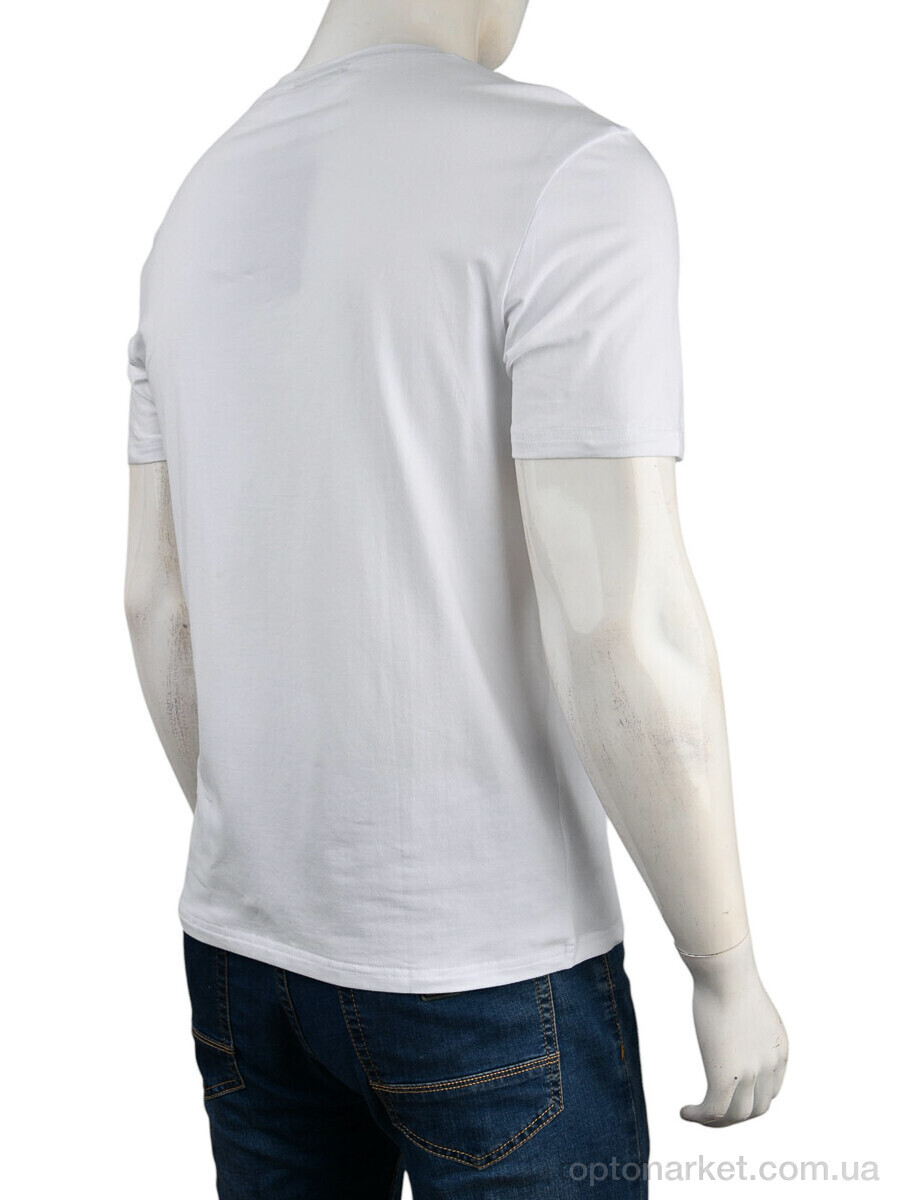 Купить Футболка чоловічі 4117-NT48-27-2 white Nana білий, фото 2