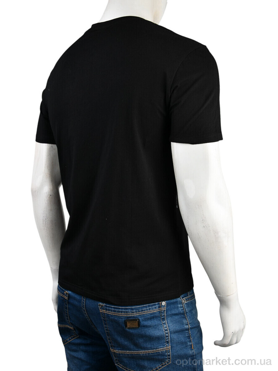 Купить Футболка чоловічі 4117-NT48-28-1 black Nana чорний, фото 2