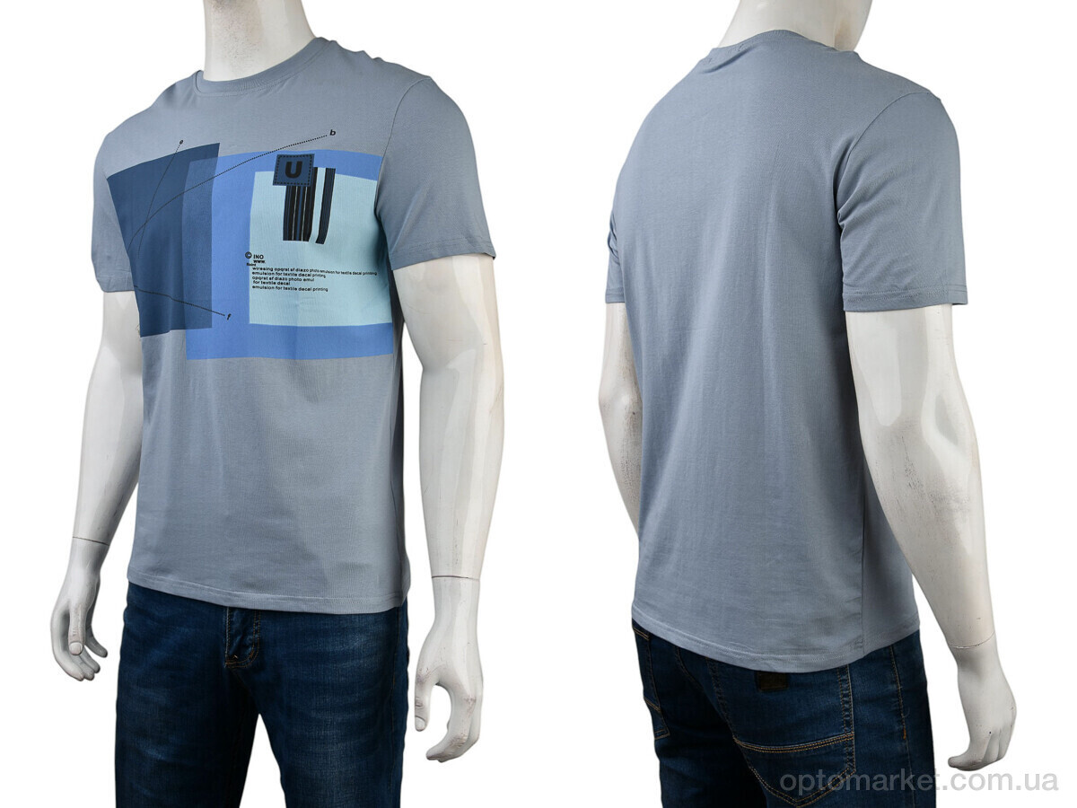 Купить Футболка чоловічі 4117-NT48-28-5 blue Nana синій, фото 3