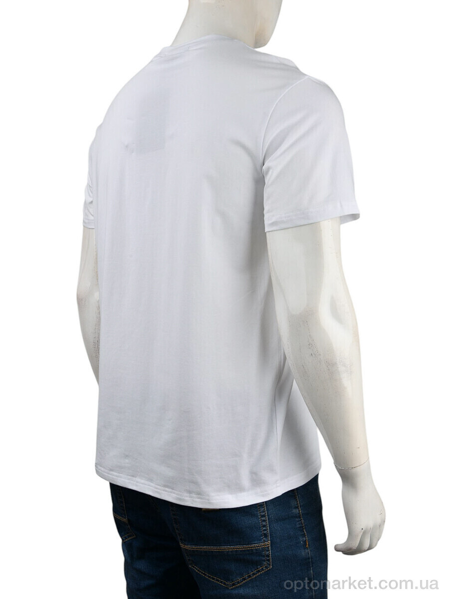 Купить Футболка чоловічі 4117-NT56-19-2 white Nana білий, фото 2