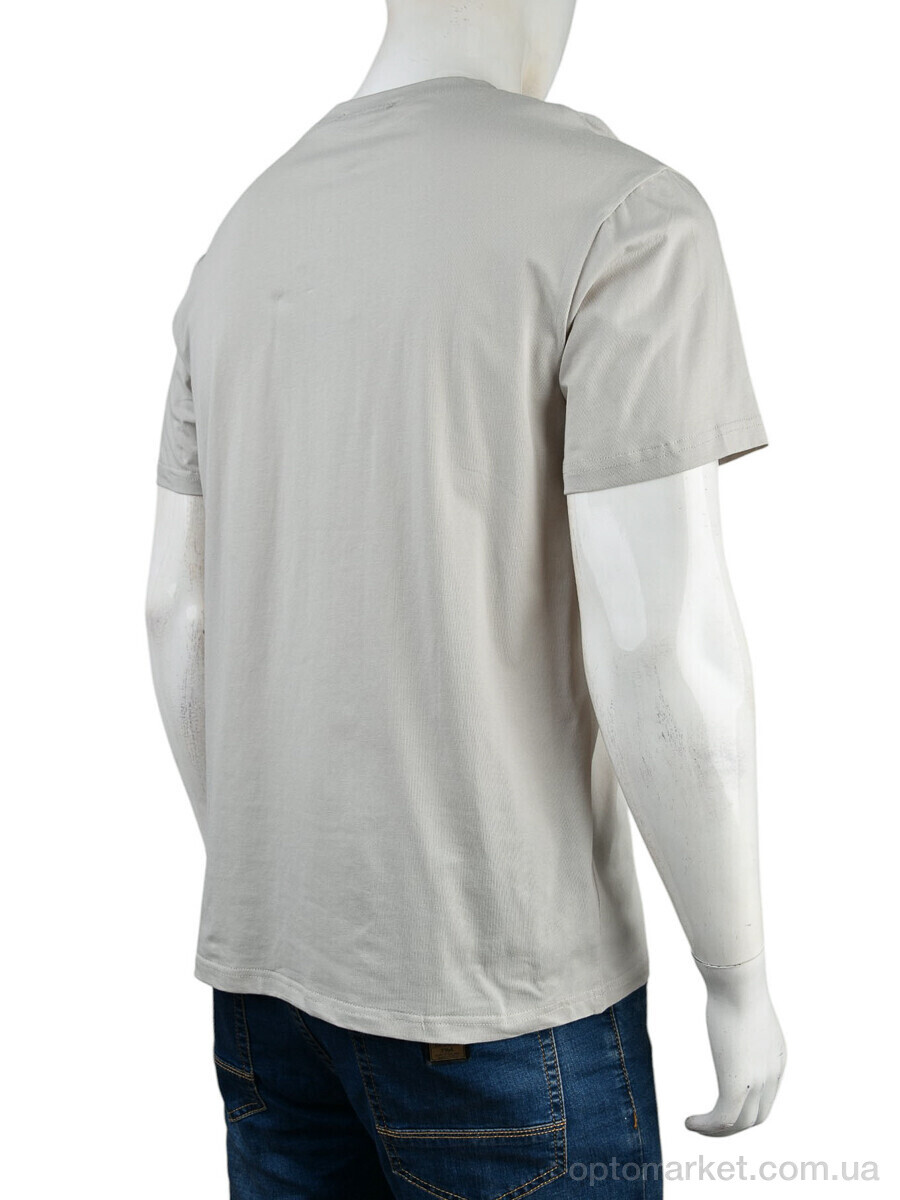Купить Футболка чоловічі 4117-NT56-19-3 grey Nana сірий, фото 2