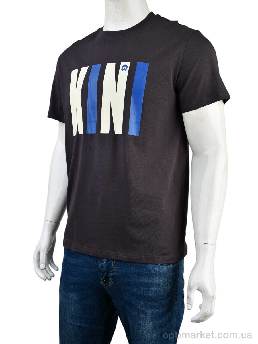 Купить Футболка чоловічі 4117-NT56-19-4 d.grey Nana сірий, фото 1