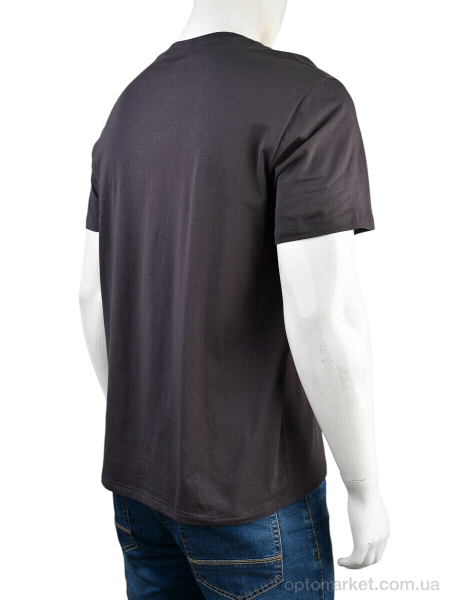 Купить Футболка чоловічі 4117-NT56-19-4 d.grey Nana сірий, фото 2