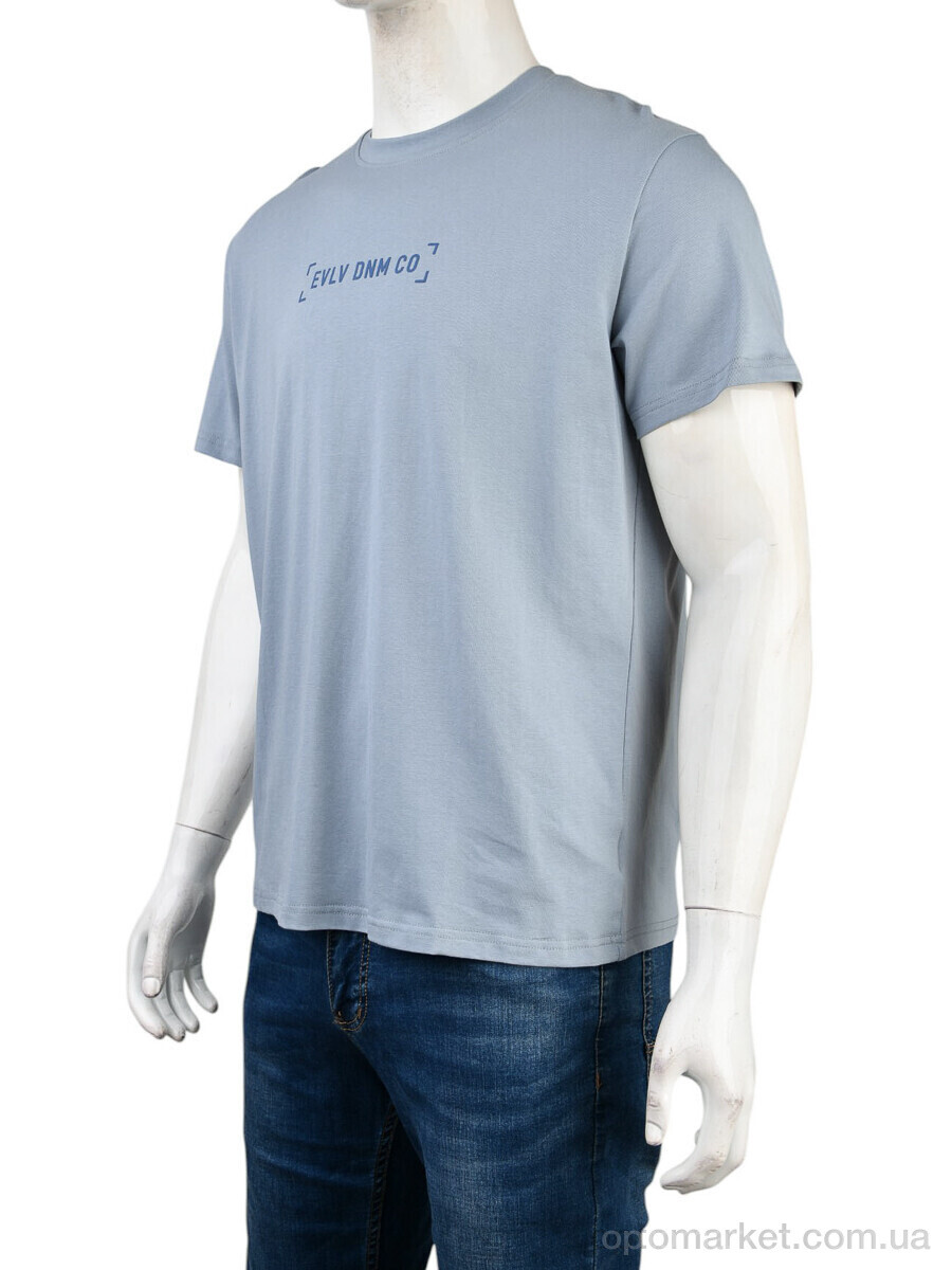 Купить Футболка чоловічі 4117-NT56-21-5 grey Nana сірий, фото 1